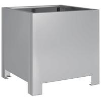 Plantenbakken 2 st 30x30x30 cm gegalvaniseerd staal - thumbnail