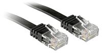 LINDY 47521 RJ45 Netwerkkabel, patchkabel CAT 6 U/UTP 1.00 m Zwart 1 stuk(s) - thumbnail