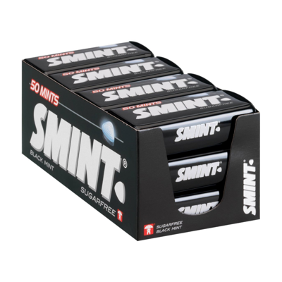 Smint - Blackmint XL - 12x 50 stuks
