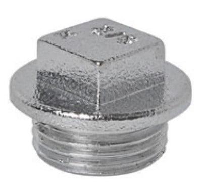 Kirchhoff Messing stekker, chroom, 3/8"ET - 989421155