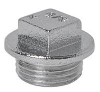 Kirchhoff Messing stekker, chroom, 3/8"ET - 989421155 - thumbnail