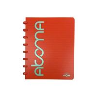 Atoma Sorbet schrift, ft A5, 144 bladzijden, gelijnd, rood - thumbnail