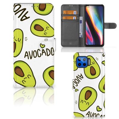 Motorola Moto G 5G Plus Leuk Hoesje Avocado Singing Motorola Moto G 5G Plus Leuk Hoesje Avocado Singing