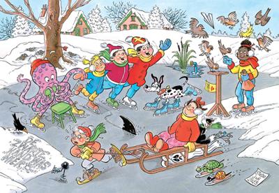 Schaatsen - Jan van Haasteren Junior Puzzel 240 Stukjes