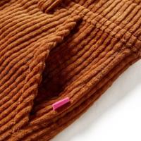 Kinderbroek 104 ribfluweel cognackleurig - thumbnail