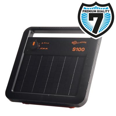 Gallagher S100 schrikdraadapparaat solar - 12V/1,0J - 346304 346304 Gallagher S100 schrikdraadapparaat solar - 12V/1,0J - 346304 346304