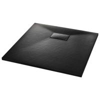 VidaXL Douchebak 80x80 cm smc zwart - thumbnail