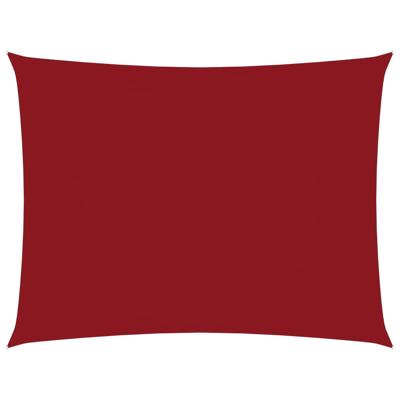 Zonnescherm rechthoekig 2x3 m oxford stof rood