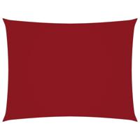 Zonnescherm rechthoekig 2x3 m oxford stof rood - thumbnail