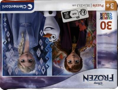 Clementoni legpuzzel super color frozen ii, 30st.