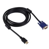 3m HDMI Male naar VGA mannelijke 15PIN Video Cable(Black) - thumbnail