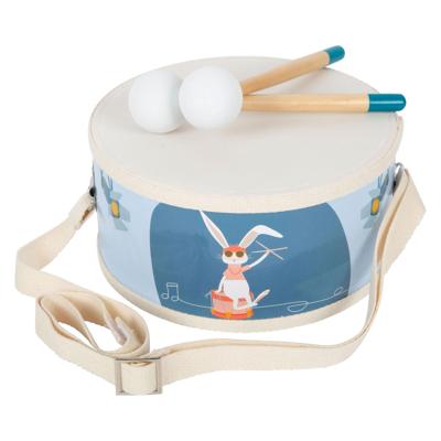 Small Foot - houten trommel groovy beats met stokken, 3dlg. Small Foot - houten trommel groovy beats met stokken, 3dlg.