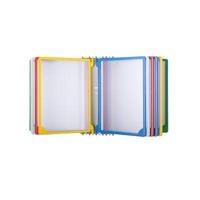 PLU-wandhouder met 10 ramen A4 zwart - thumbnail