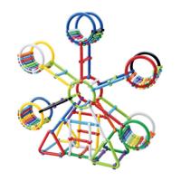 Bouwstaafjes & Vormen in Zak, 138dlg. - thumbnail