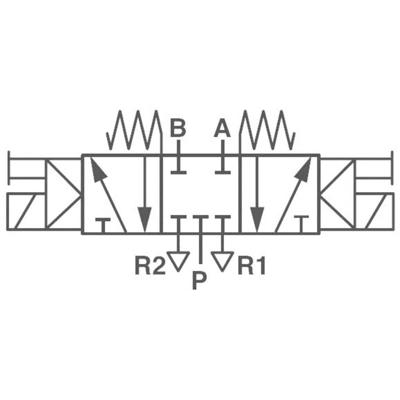 IMI NORGREN Mechanisch bedienbaar pneumatisch ventiel V50A611A-A213A 24 V/DC Materiaal (behuizing) Aluminium Afdichtmateriaal NBR 1 stuk(s)