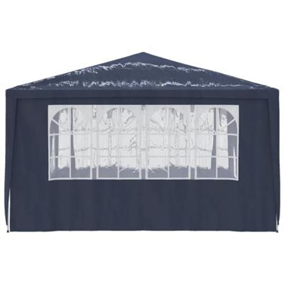 VidaXL Partytent met zijwanden professioneel 90 g/m² 4x4 m blauw - thumbnail