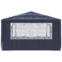 Partytent met zijwanden professioneel 90 g/m 4x4 m blauw - thumbnail