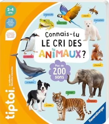 Ravensburger-tiptoi-Interactief boek Ken jij de geluiden van dieren?-Elektronisch educatief spel, schermvrij-Leeftijd 3+-13099074