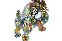 Decoratieve figuren DKD Home Decor 21 x 16 x 20,5 cm Gouden Bulldog Multicolour - thumbnail