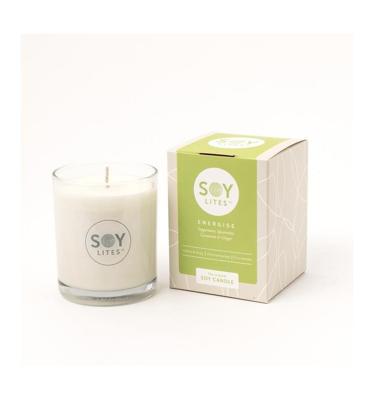 Soylites Soycandle Energise - Peppermint, Spearmint, Geranium & Ginger