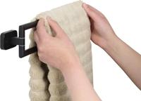 Ben Mykanto handdoekhouder mat zwart - thumbnail