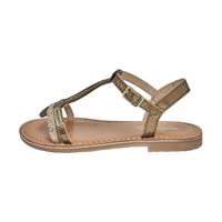 Leren kindersandalen Bada LES TROPEZIENNES® PAR M. BELARBI brons - thumbnail