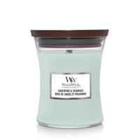 WoodWick medium candle sagewood & seagrass - thumbnail