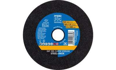 PFERD TOOLS EHT 105-1,0 PSF STEELOX/16,0 61741105 Doorslijpschijf recht 105 mm 25 stuk(s) RVS, Staal PFERD TOOLS EHT 105-1,0 PSF STEELOX/16,0 61741105 Doorslijpschijf recht 105 mm 25 stuk(s) RVS, Staal