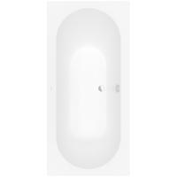 Villeroy & Boch Oberon kunststof duobad quaryl rechthoekig 190x90x48cm - incl. poten mat wit ubq199obe2v-rw - thumbnail