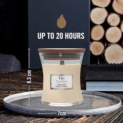 Woodwick Vanilla Bean Mini Hourglass Candle 0 - thumbnail