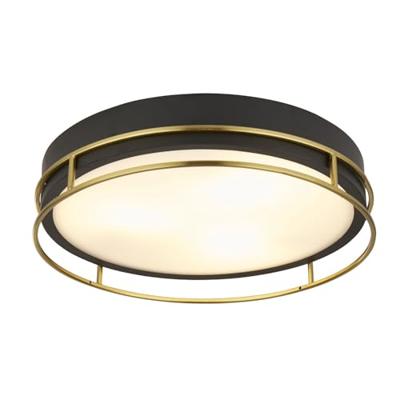Searchlight Design plafondlampPheonix Ø 40cm zwart met goud - 62013-3PB
