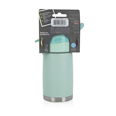 Isoleerfles - NUBY - 300 ml - Roestvrij staal - Turquoise