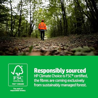 Kopieerpapier hp climate choice a4 80gr wit