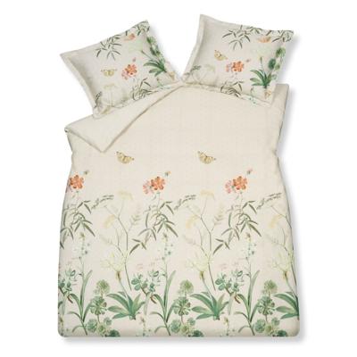 Vandyck flower garden cream tan Dekbedovertrek