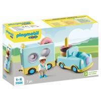 Playset Playmobil 71325 Vrachtwagen Donut 7 Onderdelen - thumbnail