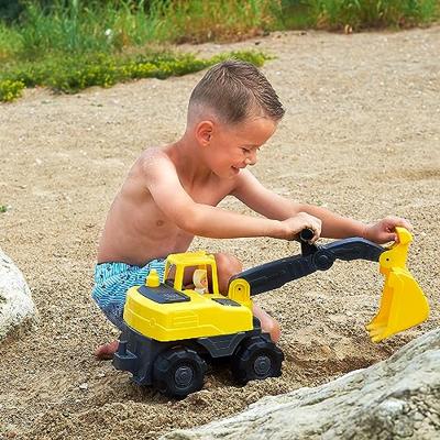 Ecoiffier graafmachine met speelfiguur, 35,5cm - thumbnail