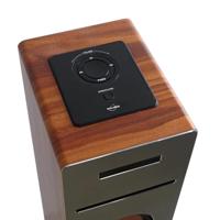 INOVALLEY HP34-CD-WOOD soundtoren cd-speler – Bluetooth – 100 W – USB – hout en grijs - thumbnail