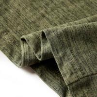 Kindershirt met lange mouwen berenprint 92 gemleerd kakikleurig - thumbnail