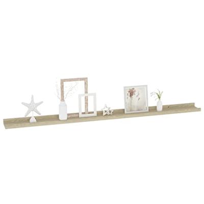 Wandschappen 4 st 115x9x3 cm sonoma eikenkleurig Wandschappen 4 st 115x9x3 cm sonoma eikenkleurig