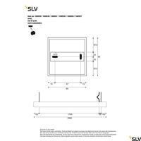 SLV Q-LINE® 1000930 Hanglamp LED 85 W Zwart - thumbnail