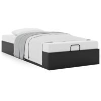 Bedframe zonder matras 90x200 cm kunstleer zwart - thumbnail
