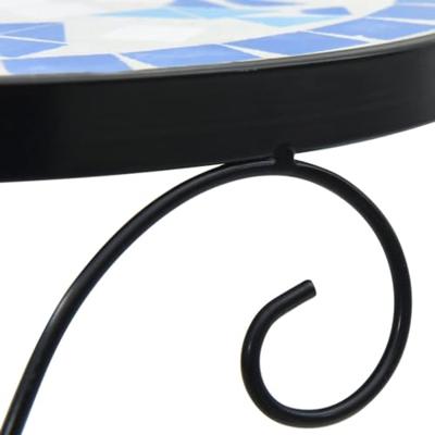VidaXL Plantenstandaards 3 st keramiek blauw en wit VidaXL Plantenstandaards 3 st keramiek blauw en wit