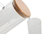 Glazenset Home ESPRIT Transparant Bamboe Borosilicaatglas 210 ml - thumbnail