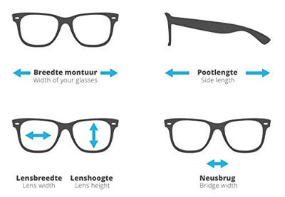 Cwi leesbril unisex rechthoekig bruin (4000) sterkte +2.5