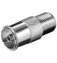 goobay Adapter F-aansluiting naar Coax-aansluiting