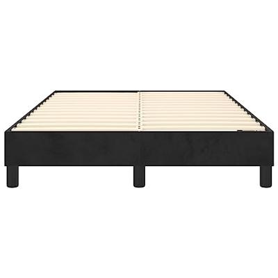 Boxspringframe fluweel zwart 120x200 cm Boxspringframe fluweel zwart 120x200 cm