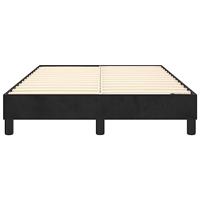 Boxspringframe fluweel zwart 120x200 cm - thumbnail
