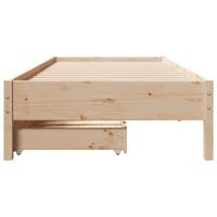 Bedframe zonder matras massief grenenhout 90x200 cm - thumbnail