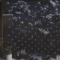 Kerstnetverlichting 544 LED's binnen en buiten 4x4 m blauw - thumbnail