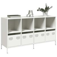 Dressoir 135x39x73,5 cm koudgewalst staal wit - thumbnail